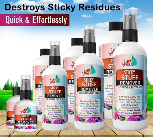 Sticky stuff remover label - sticky,
