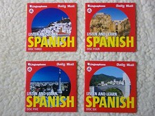 LISTEN AND LEARN SPANISH LINGUAPHONE DISCS 3, 4, 5, 6.