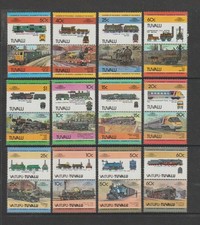 TUVALU    TRAINS      Collection of  Various  Stamps     MINT NON HINGED