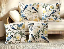 SET OF 4 PRINTED CHINESE STYLE