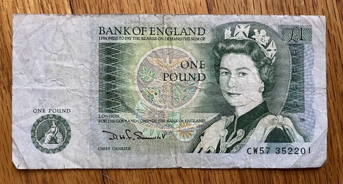 Bank england one pound - bank, of