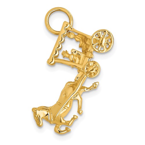 14k yellow gold solid - 14k,