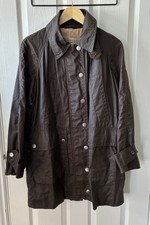 VTG Burberry Brit Men’s Brown Wax Jacket Summer Spring 2011 Size Small
