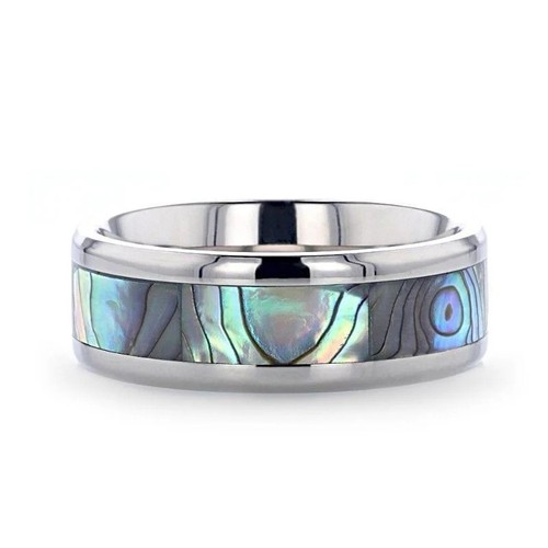 8mm tungsten tungsteel mens - 8mm,