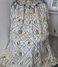 Vintage 1996 Jane Churchill "Cathay" Curtains Triple Pleat W31" D46" Oriental