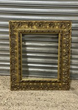 Large Antique Style Ornate Gilt Picture Frame – Decorative Gold Leaf Finish