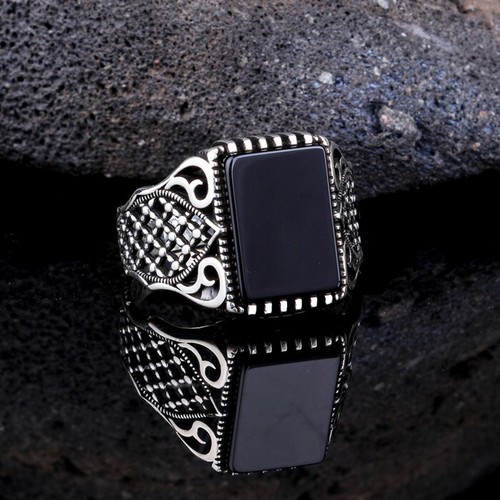 925 sterling silver black onyx - 925,