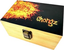 Large Wooden Rolling Box Grass