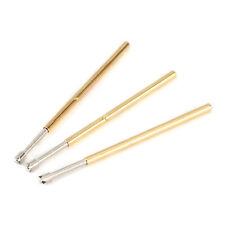 50Pcs P100-Q2 Spear Spring Loaded Test Probe Round Pogo Pin 4-Claws （Dia 1.36mm）
