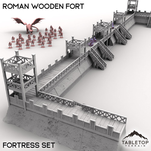 Roman wooden fort - fort,