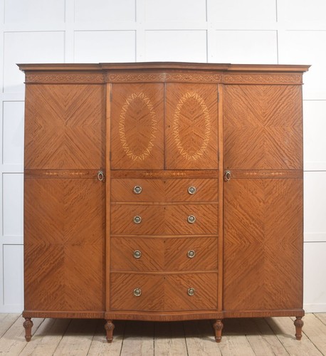 Antique satinwood inlaid - antique,