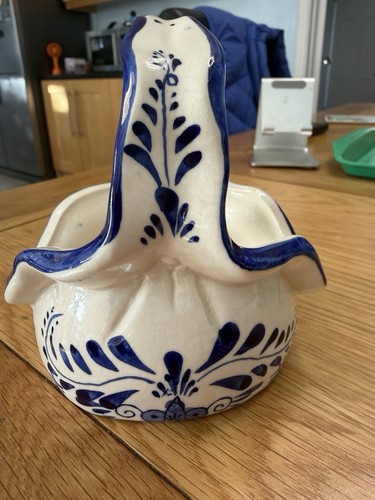 Delft vintage mini blue basket - vintage,