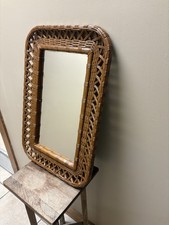 Vtg Faux Bamboo Rattan WICKER