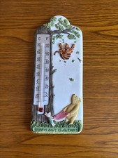 Winnie the Pooh Tiggers Don't Climb Trees Thermometer A0671 Disney Border Studio