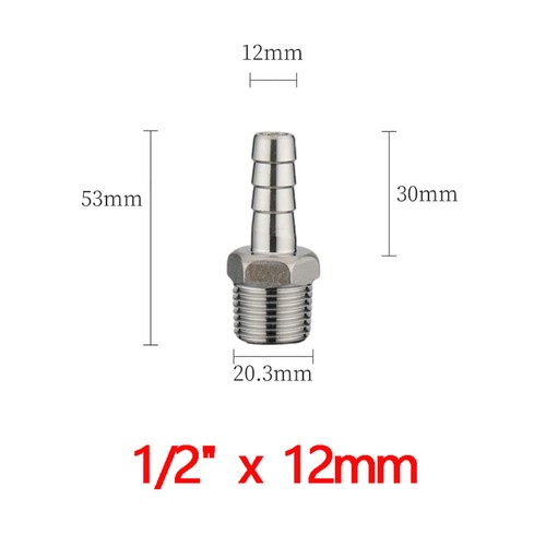 Bsp 2 stainless steel - bsp, 1/8"