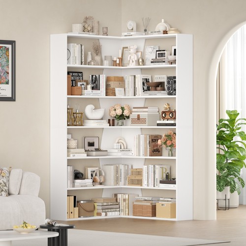 Tier corner bookcase with - bookcase,