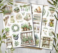Herbs stickers english - stickers.,