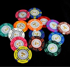 25 Texas Clay Poker Casino