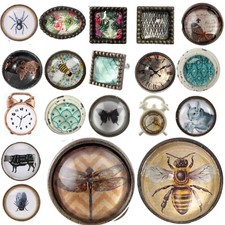 Metal Glass CABINET DOOR KNOBS