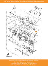 YAMAHA O-ring, 5FL-14147-00