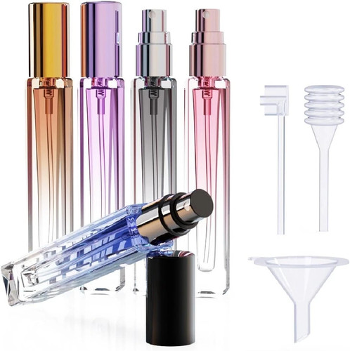 5pcs 10ml glass refillable - 10ml,