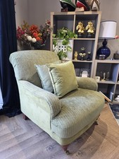 Green Upholstery Armchair Whit