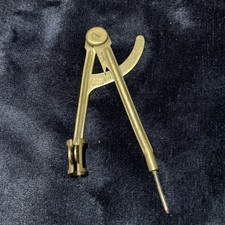 Vintage brass wing - vintage, 4.5”