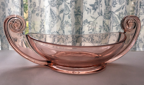 Fostoria grecian scroll bowl - fostoria,