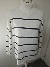 White roll neck Jumper top
