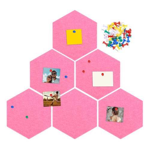 Pcs hexagon felt pin board - pcs,