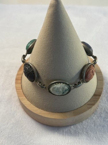 Vintage scarab bracelet - vintage,