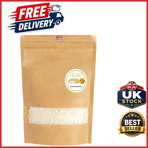 Pure white beeswax pellets - white,