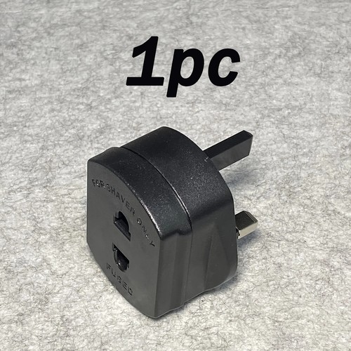 Pin shaver adapter plug - 2-pin, uk