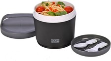 Polar Gear Microwave Bowl Insulated Double Layer Soup & Food Container Cutlery.
