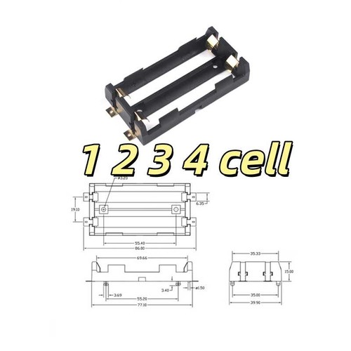 18650 battery holder box case - 18650,
