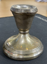 Vintage Weighted C Ltd 1985 Sterling Silver Candlestick Holder