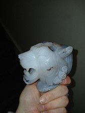 Agate Tiger Head Drusy Medium