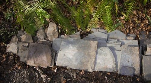 Roofing slates house garage - slates,