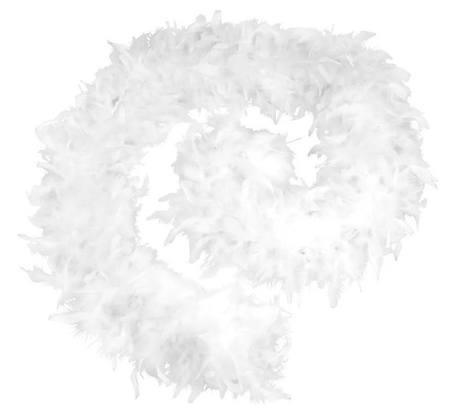Thick fluffy feather boa - feather,