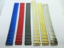Replacement Expanding Stainless Steel 17mm Swatch Watch Strap 6 Colours