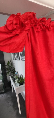 Boohoo red off the - red, off-the-shoulder