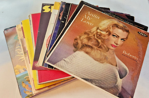 Vintage vinyl albums - vintage,