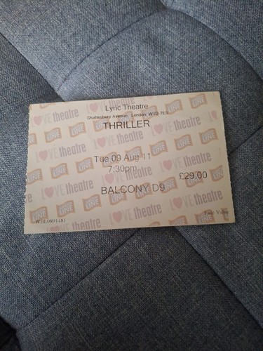 Thriller lyric theatre - thriller,