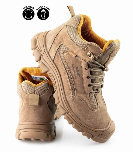 Mens leather safety steel - leather,