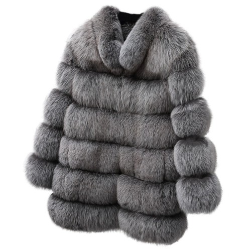 Women top quality faux - faux, fox