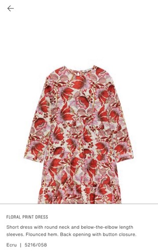 Zara floral tiered - floral,