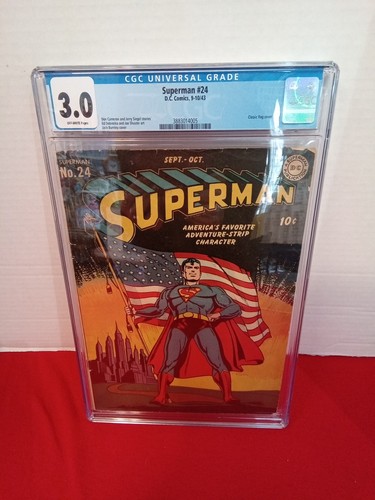 Superman 1943 cgc 0 - 1943, wwii