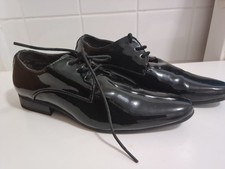 Cedar Wood State Men's Black Loafer Shoes Size 6/40 in Very Good Condition