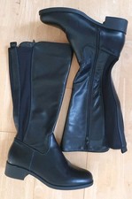 Yours Black Leather Zip Up