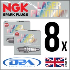 8x NGK PFR5G-11E Laser